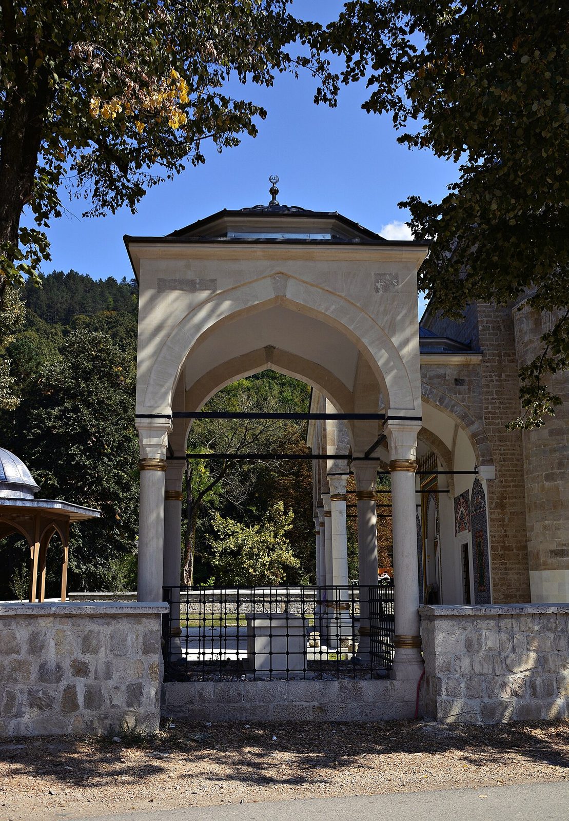 The reconstructed Aladža Mosque in Foča