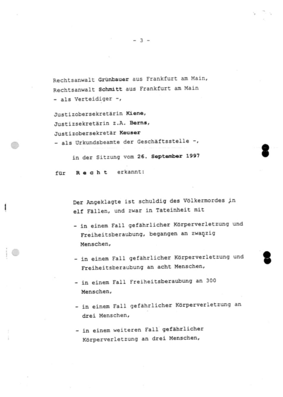 German Federal Court ruling on genocide - Jorgić case document page 4